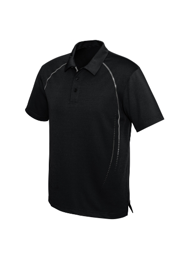 Picture of Biz Collection Mens Cyber Polo Shirt 100% BIZ COOL™ Polyester Sports Interlock 155gsm S/S