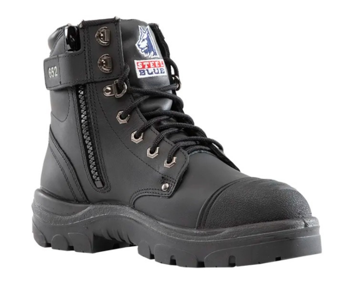 Picture of STEEL BLUE Argyle® Zip Sided Boot with Scuff Cap TPU Outsole