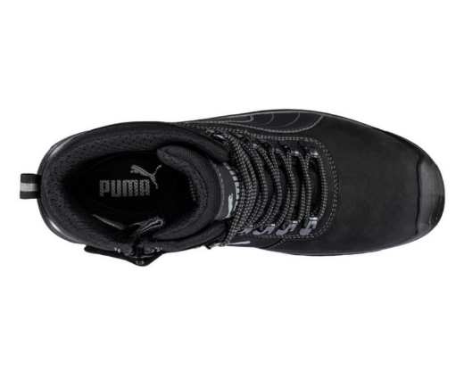Picture of PUMA Sierra Nevada Black Zip Sided Lace Up Boot with Fibreglass Toe Cap