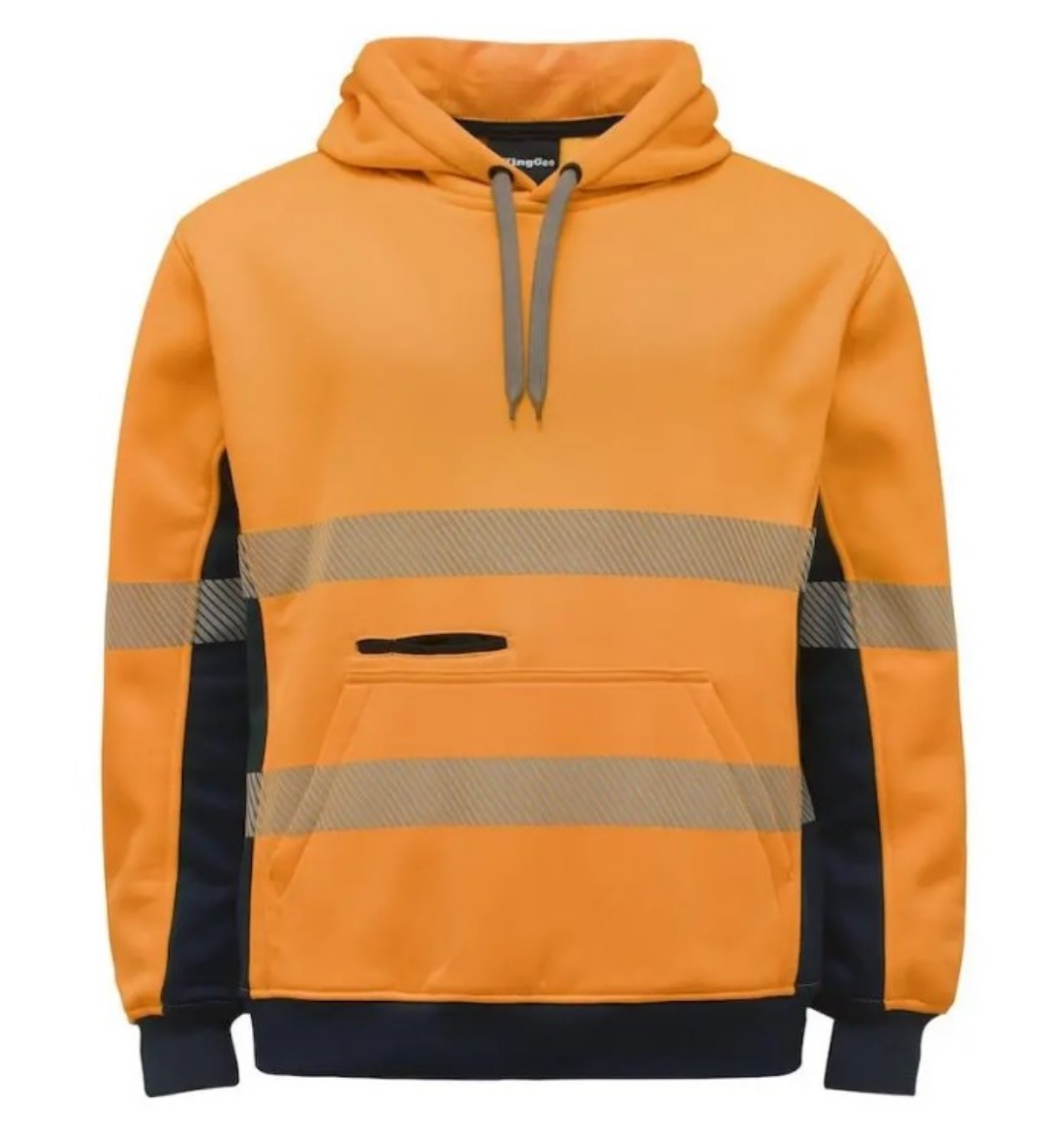 Picture of KING GEE Hi Vis Reflective Pull Over Hoodie Jumper 320gsm