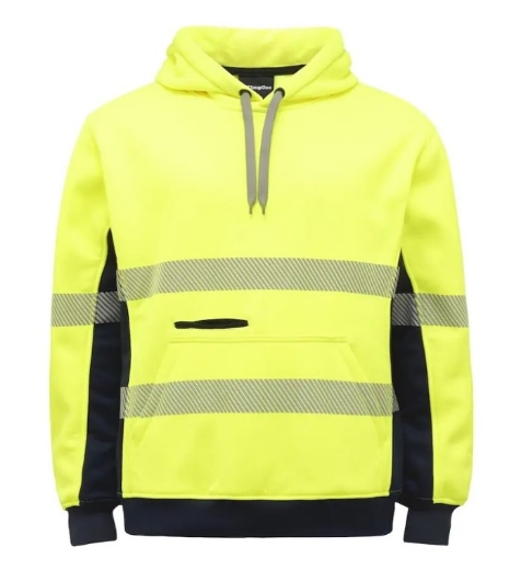 Picture of KING GEE Hi Vis Reflective Pull Over Hoodie Jumper 320gsm