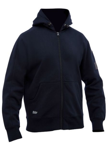 Picture of BISLEY Work Fleece Full Zip Hoodie 86.5% Polyester 13.5% Cotton 365gsm