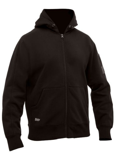 Picture of BISLEY Work Fleece Full Zip Hoodie 86.5% Polyester 13.5% Cotton 365gsm