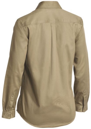 Picture of BISLEY Women's Cotton Drill Shirt 100% Cotton Preshrunk Drill 190gsm L/S