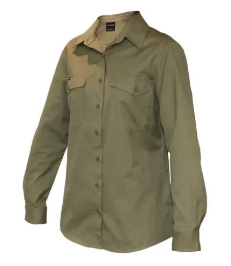 Picture of KING GEE Womens Workcool 2 Ripstop Work Shirt 145gsm L/S