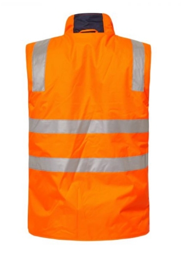 Picture of WORKCRAFT Hi Vis Reversible Fleece Vest with Tape