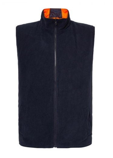 Picture of WORKCRAFT Hi Vis Reversible Fleece Vest with Tape