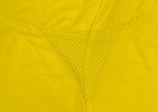 Picture of TRU WORKWEAR Lightweight Vented Hi-Vis Yellow/Navy Drill Shirt with Graphex® Cut Resistant Sleeve 160gsm L/S