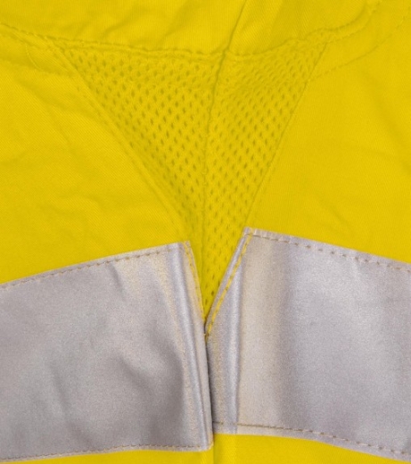 Picture of TRU WORKWEAR Lightweight Vented Taped Hi-Vis Drill Shirt with Graphex® Cut Resistant Sleeve 160gsm L/S