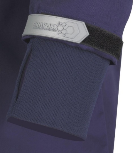 Picture of TRU WORKWEAR Lightweight Vented Taped Hi-Vis Drill Shirt with Graphex® Cut Resistant Sleeve 160gsm L/S