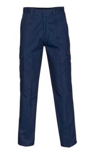 Picture of DNC Middle Weight Navy 100% Cotton Double Slant Pants 265gsm