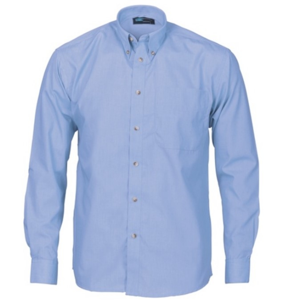Picture of DNC Polyester Cotton Chambray Business Shirt 110gsm L/S