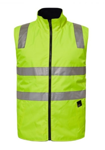 Picture of WORKCRAFT Hi Vis Reversible Fleece Vest with Tape