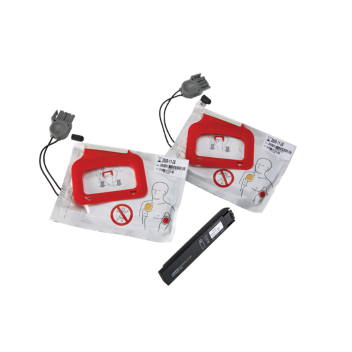 Picture of LIFEPAK CR Plus Charge-Pak with 2 Electrodes (11403-000001)