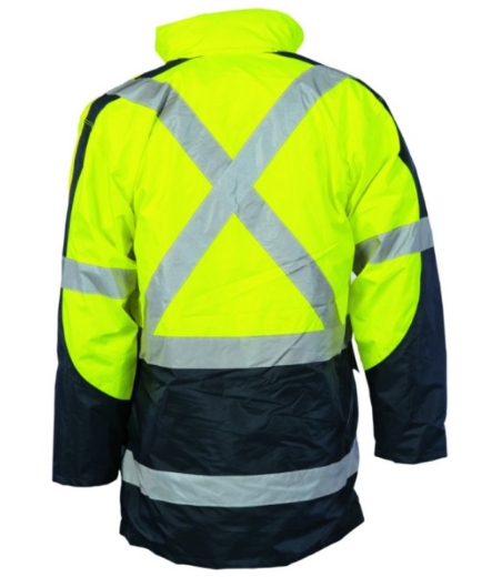 Picture of DNC Hi Vis X Back 2 Tone D/N 6 in 1 Contrast Jacket (Outer Jacket and Inner Vest Can Be Sold Separate (=3993+3994)