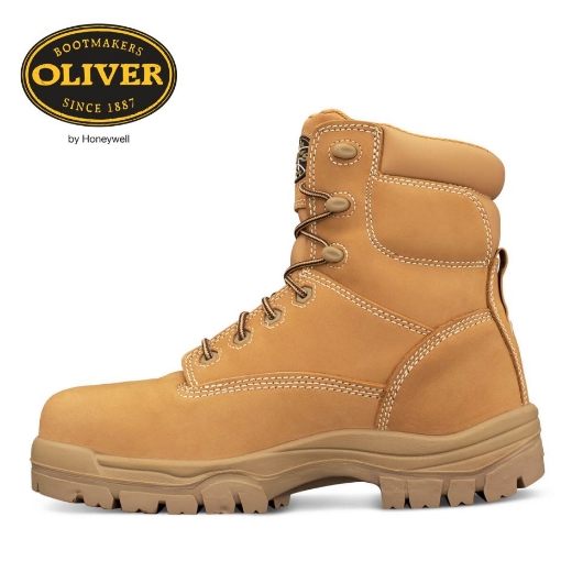 Picture of OLIVER AT45 Series 150mm Wheat Lace up Boot with Composite Safety Toe Cap