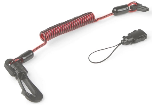 Picture of GRIPPS Coil E-Tether With Poly Clip & E-Catch (Non-Conductive)