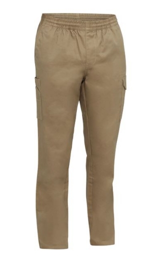 Picture of BISLEY Stretch Cotton Drill Elastic Waist Cargo Work Pant 280gsm