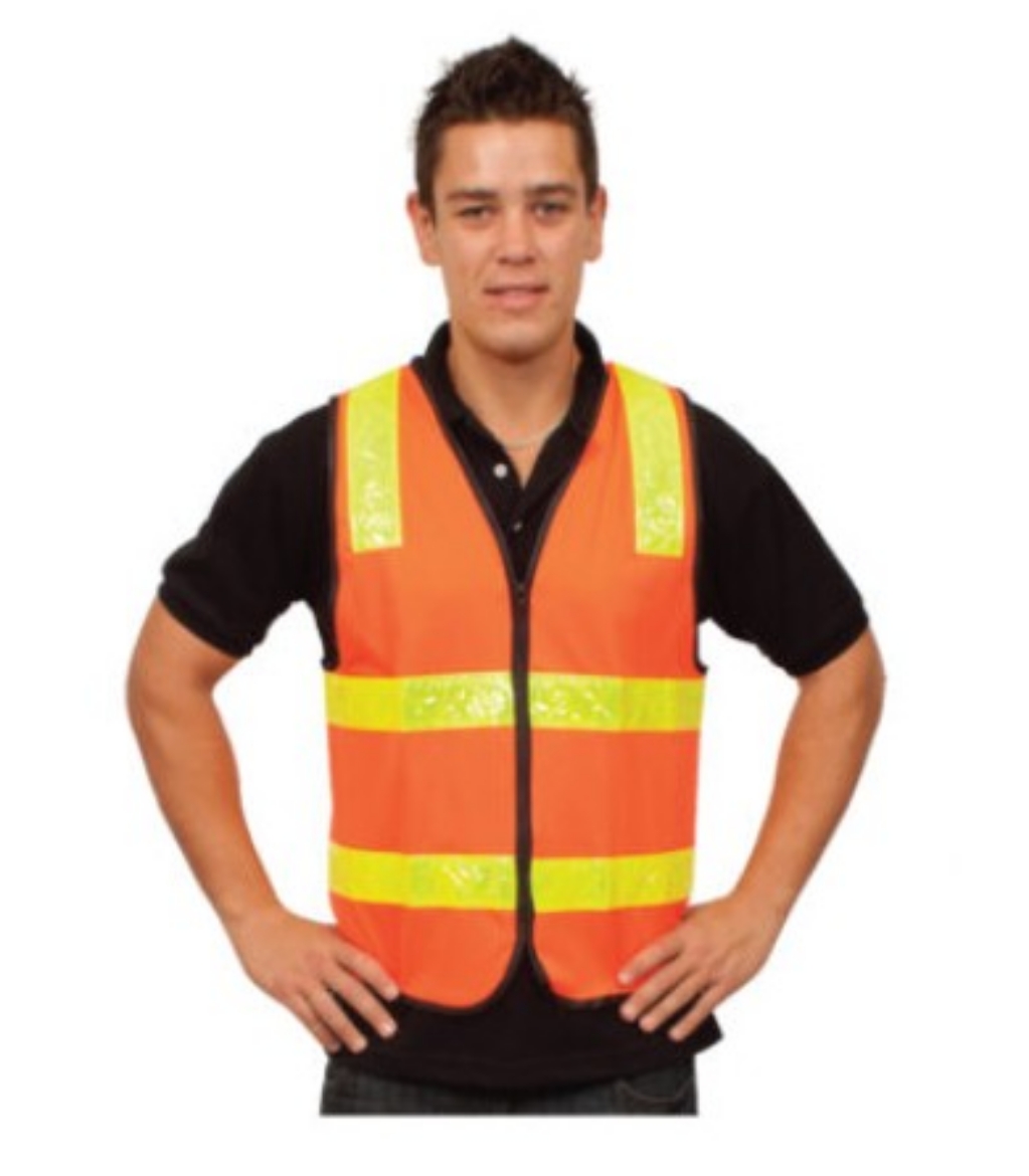 Picture of YSF VIC Roads Hi-Vis Orange Day/Night Vest (Class D/N)