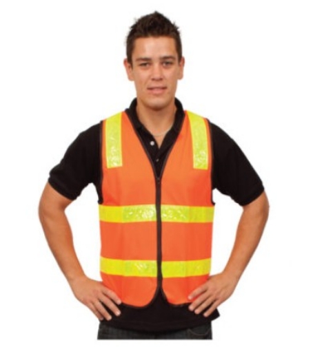 Picture of YSF VIC Roads Hi-Vis Orange Day/Night Vest (Class D/N)